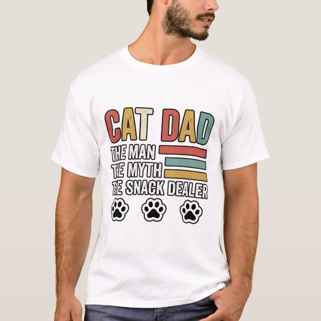 T-shirt Conception de chemise pour vendeur de snacks drôle (Devant)