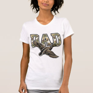 T-shirt Conception de chemise vectorielle Camo Papa Canard