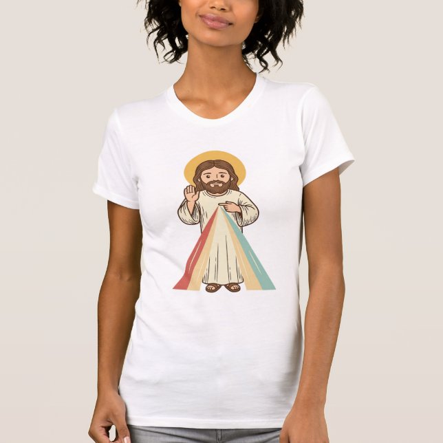T-shirt Conception de chemise vectorielle de bénédiction r (Devant)