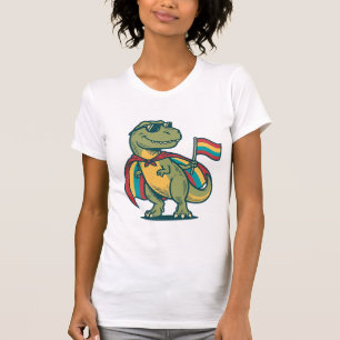 T-shirt Conception de chemise vectorielle de dinosaure de 