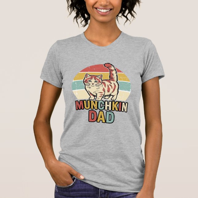 T-shirt Conception de chemise vectorielle pour papa Munchk (Devant)