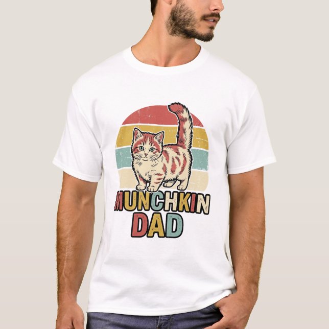 T-shirt Conception de chemise vectorielle pour papa Munchk (Devant)
