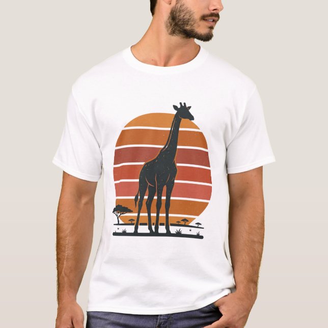 T-shirt Conception de chemise vectorielle Safari au couche (Devant)