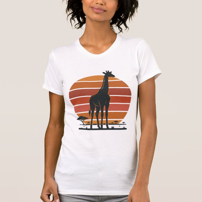 T-shirt Conception de chemise vectorielle Safari au couche (Devant)