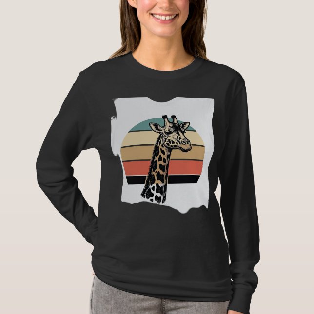 T-shirt Conception de chemise vectorielle Safari Coucher d (Devant)