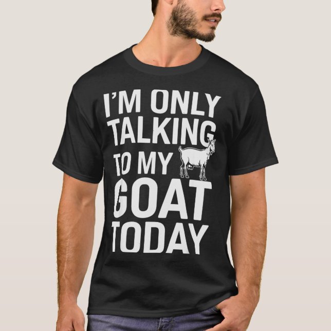 T-shirt Conception de chèvre drôle pour hommes femmes enfa (Devant)