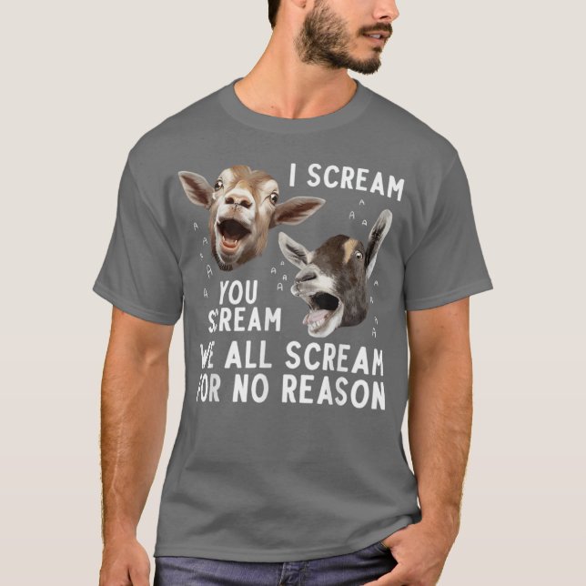 T-shirt Conception de chèvre mignonne éleveur de chèvre py (Devant)