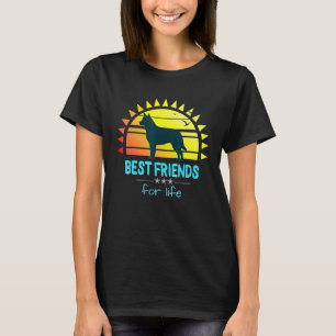 T-shirt Conception de chien de bétail Meilleur Heeler bleu