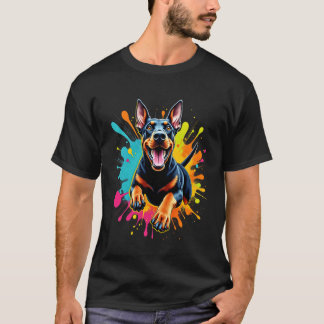 T-shirt Conception de chien Doberman drôle pour les amateu
