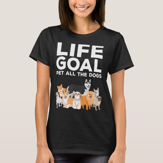 T-shirt Conception de chien mignon pour hommes femmes anim (Devant)