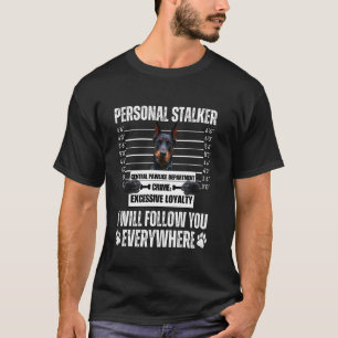T-shirt Conception de chien traqueur personnel drôle - Dob
