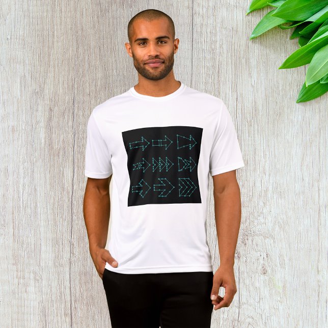 T-shirt Conception de circuit de flèche de technologie fut (Créateur téléchargé)