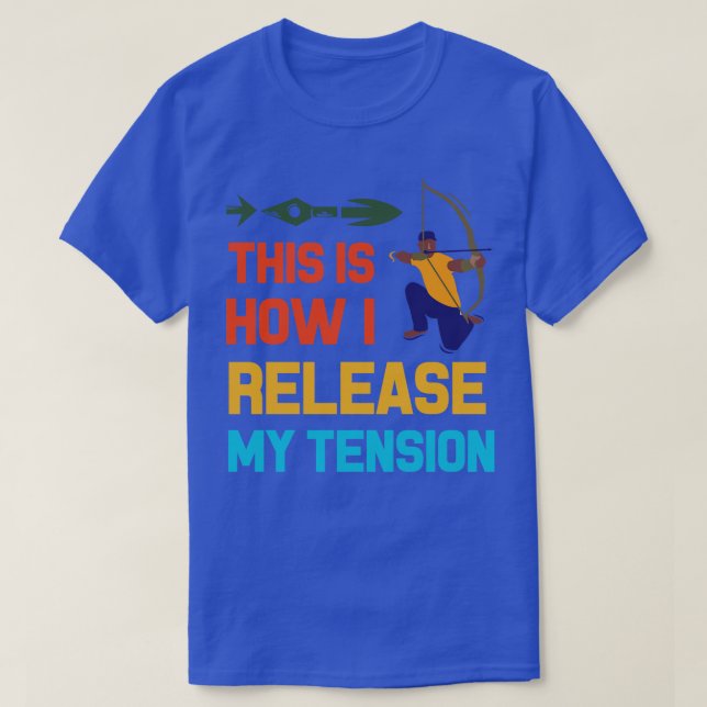 T-shirt Conception de citation à l'arc et à la flèche de c (Design devant)