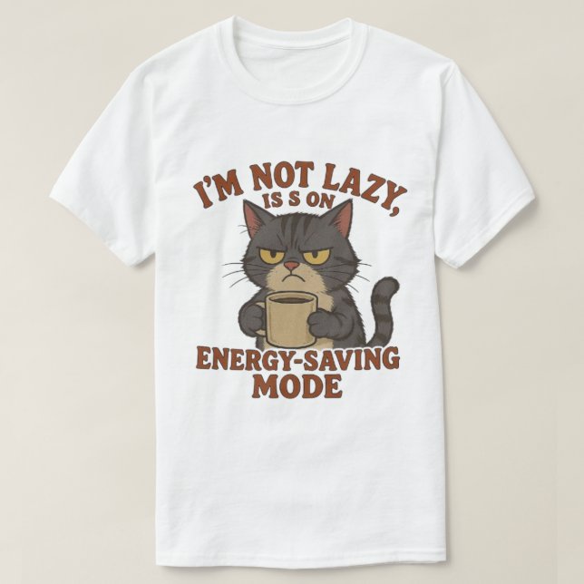 T-shirt Conception de citation amusante « Mode d'économie  (Design devant)