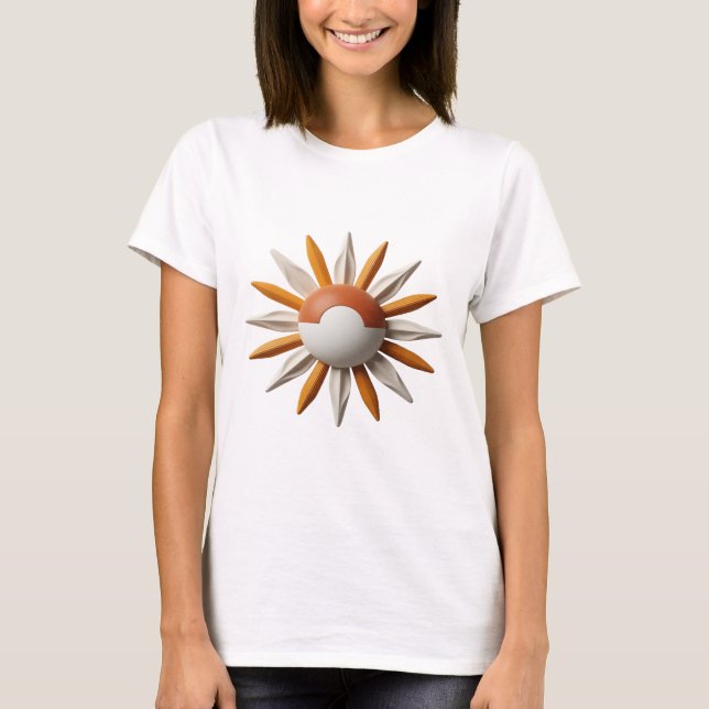T-shirt Conception de citation de Balle POKÉMON gris vif (Devant)