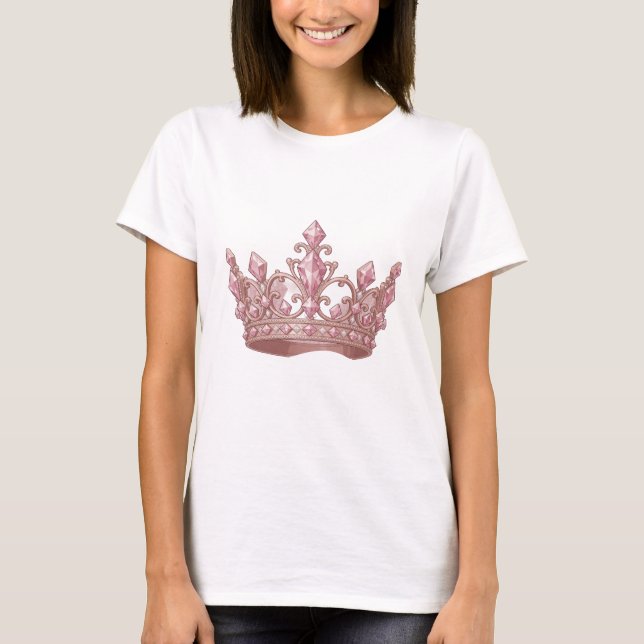 T-shirt Conception de citation de couronne de princesse ar (Devant)