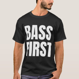 T-shirt Conception de citation de pêche au bass minimalist