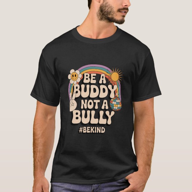 T-shirt Conception de citation de positivité anti-intimida (Devant)
