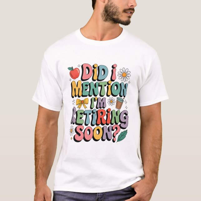 T-shirt Conception de citation de professeur qui prend sa  (Devant)