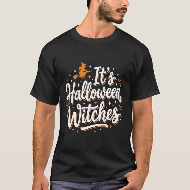 T-shirt Conception de citation de sorcière mignonne pour H (Devant)