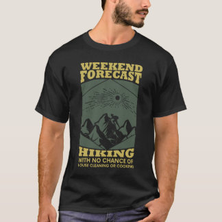 T-shirt Conception de citation drôle de randonnée pour les