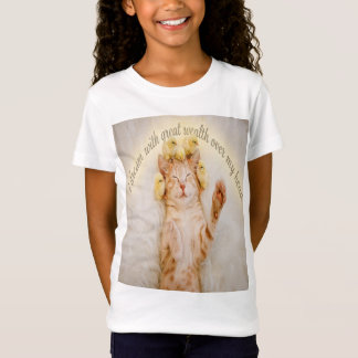 T-Shirt Conception de citation inspirante de chat endormi 