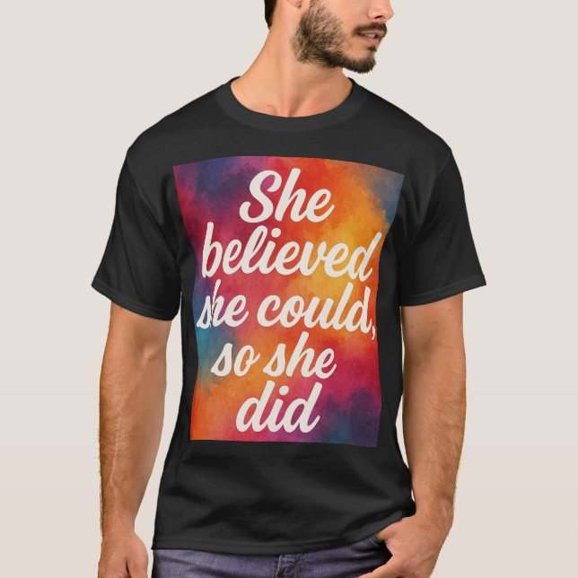 T-shirt Conception de citation inspirante pour femmes  (Devant)