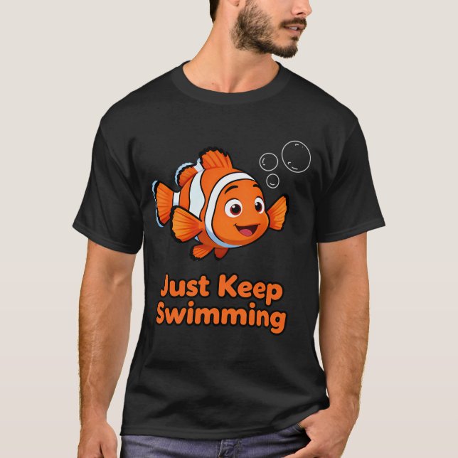 T-shirt Conception de citation inspirée de Finding Nemo (Devant)