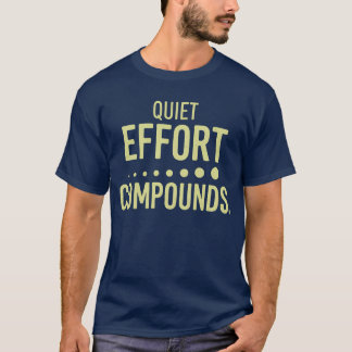 T-shirt Conception de citation motivationnelle d'effort si