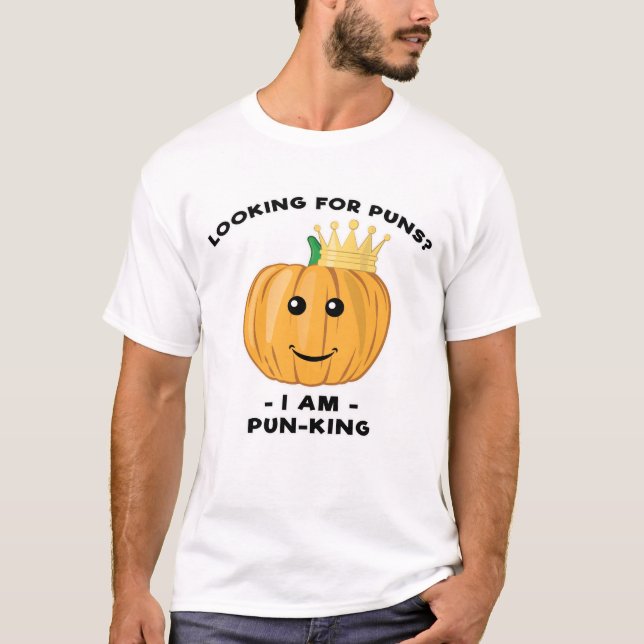 T-shirt Conception de citrouille amusante (Devant)