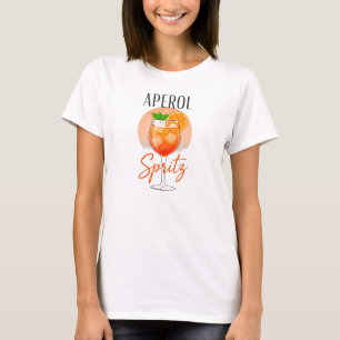 T-shirt Conception de cocktail Aperol Spritz