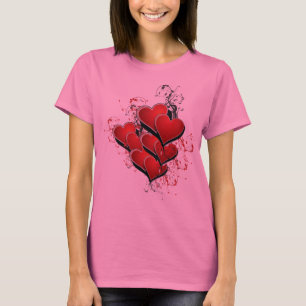 T-shirt Conception de coeur