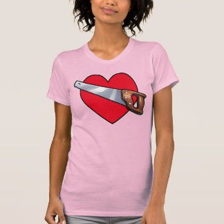 T-shirt Conception de cœur de briseur de cœur féroce d'ani
