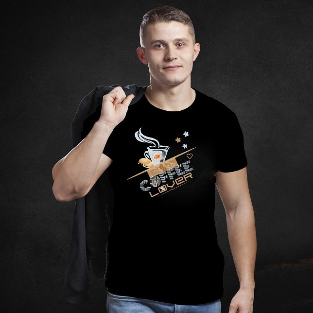 T-shirt Conception de Coffee Lover (Créateur téléchargé)