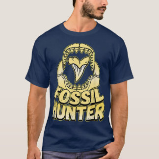 T-shirt Conception De Collecteur De Dents Fossiles Pour Un