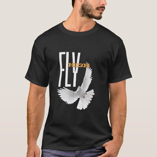 T-shirt Conception de colombe à haute motivation | Inspira (Devant)