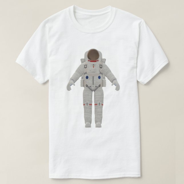 T-shirt Conception de combinaisons spatiales pour astronau (Design devant)