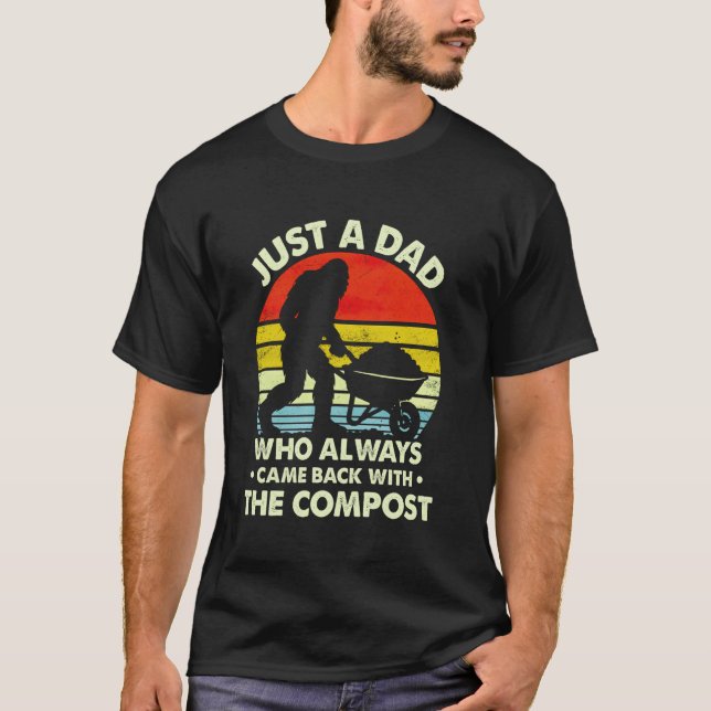 T-shirt Conception de compost drôle de coucher de soleil p (Devant)