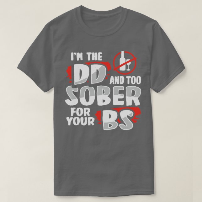 T-shirt Conception de conducteur désigné pour le Volontair (Design devant)