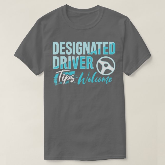 T-shirt Conception de conducteur désigné pour le Volontair (Design devant)