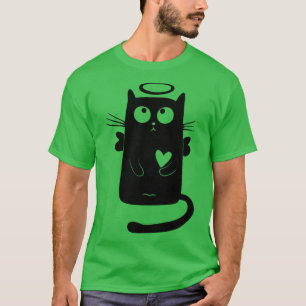 T-shirt conception de conversation noir