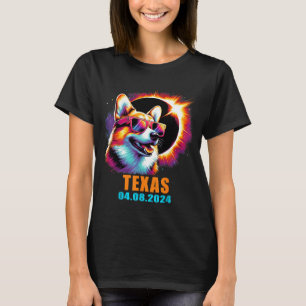 T-shirt Conception de Corgi pour l'éclipse solaire totale