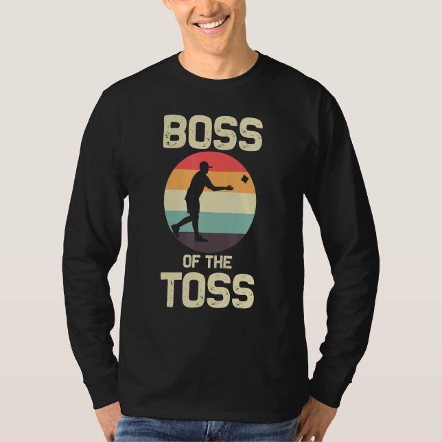 T-shirt Conception de Cornhole Pour Hommes Femmes Bean Bag (Devant)