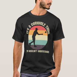 T-shirt Conception de Cornhole Pour Hommes Femmes Bean Bag