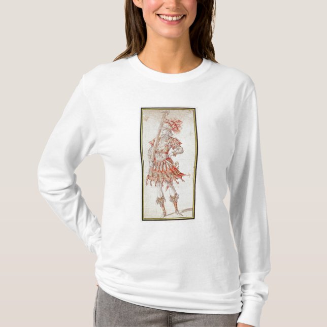 T-shirt Conception de costume pour le carrousel, c.1662 (Devant)