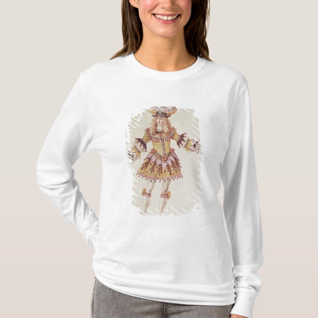 T-shirt Conception de costume pour le danseur masculin, (Devant)