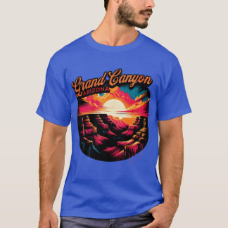 T-shirt Conception de coucher de soleil Grand Canyon Arizo