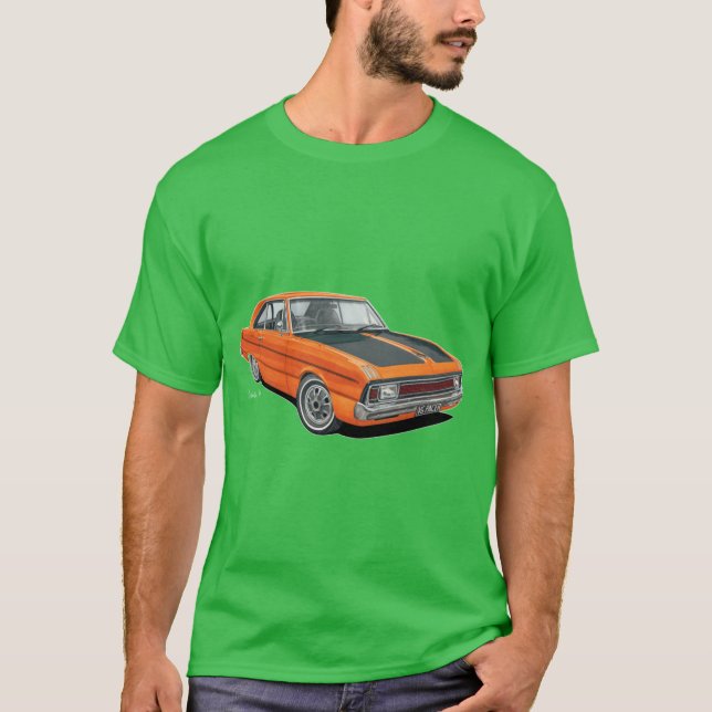 T-shirt Conception de coupe VG Pacer valide en orange (Devant)