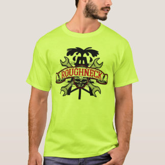 T-shirt conception de crâne de roughneck