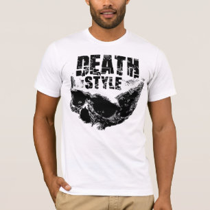 T-shirt Conception de crâne de style de mort